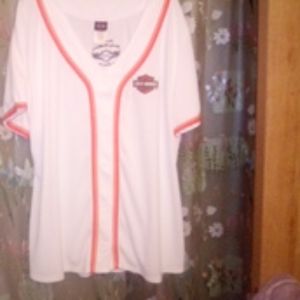 Women's Harley Davidson Baseball Style Jersey